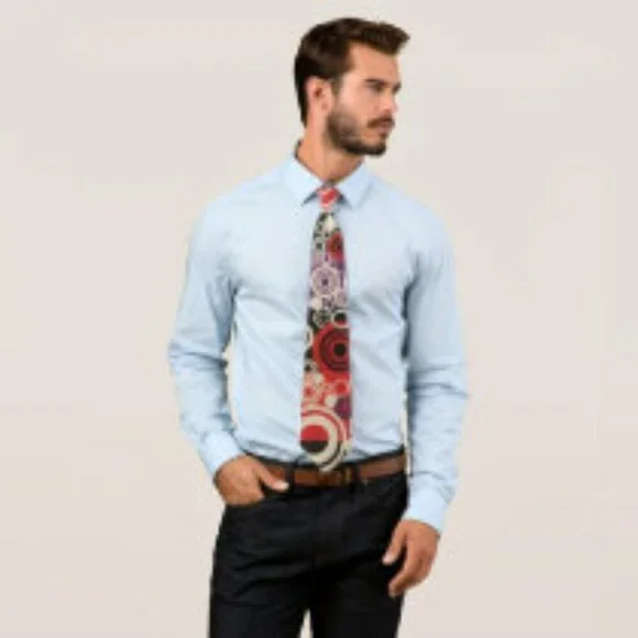 Kiara New All Gender Original Artwork Necktie